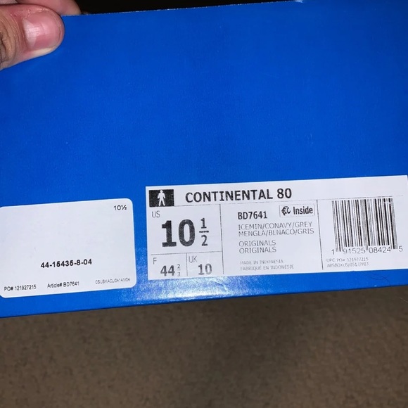 Sold!!! Mint ice” Adidas continental 80 - Picture 7 of 8